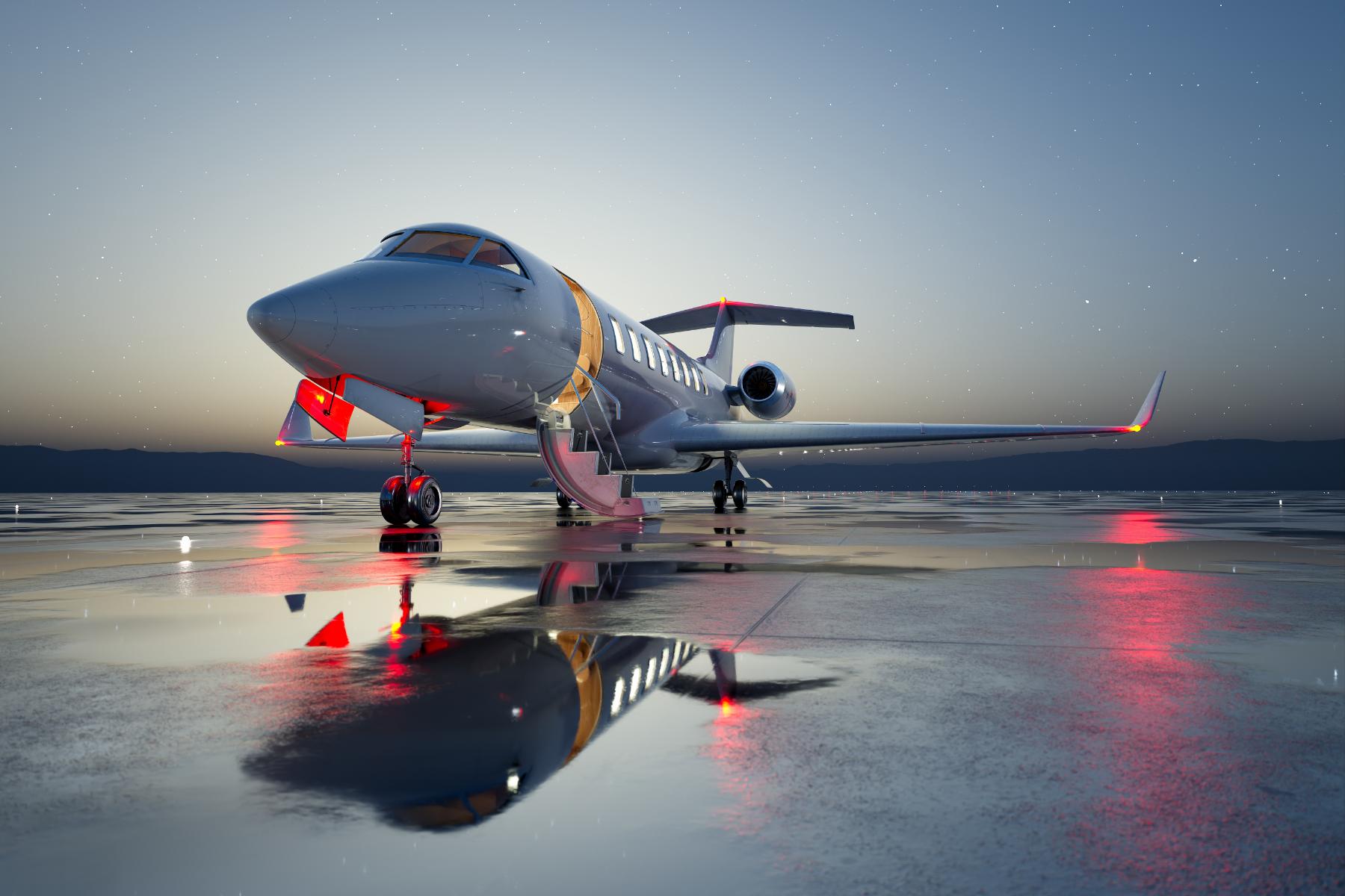 Private jet charter departing Centennial Airport